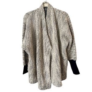 Club Monaco Fidelma Wool Blend Boucle Open Front Cardigan M‎